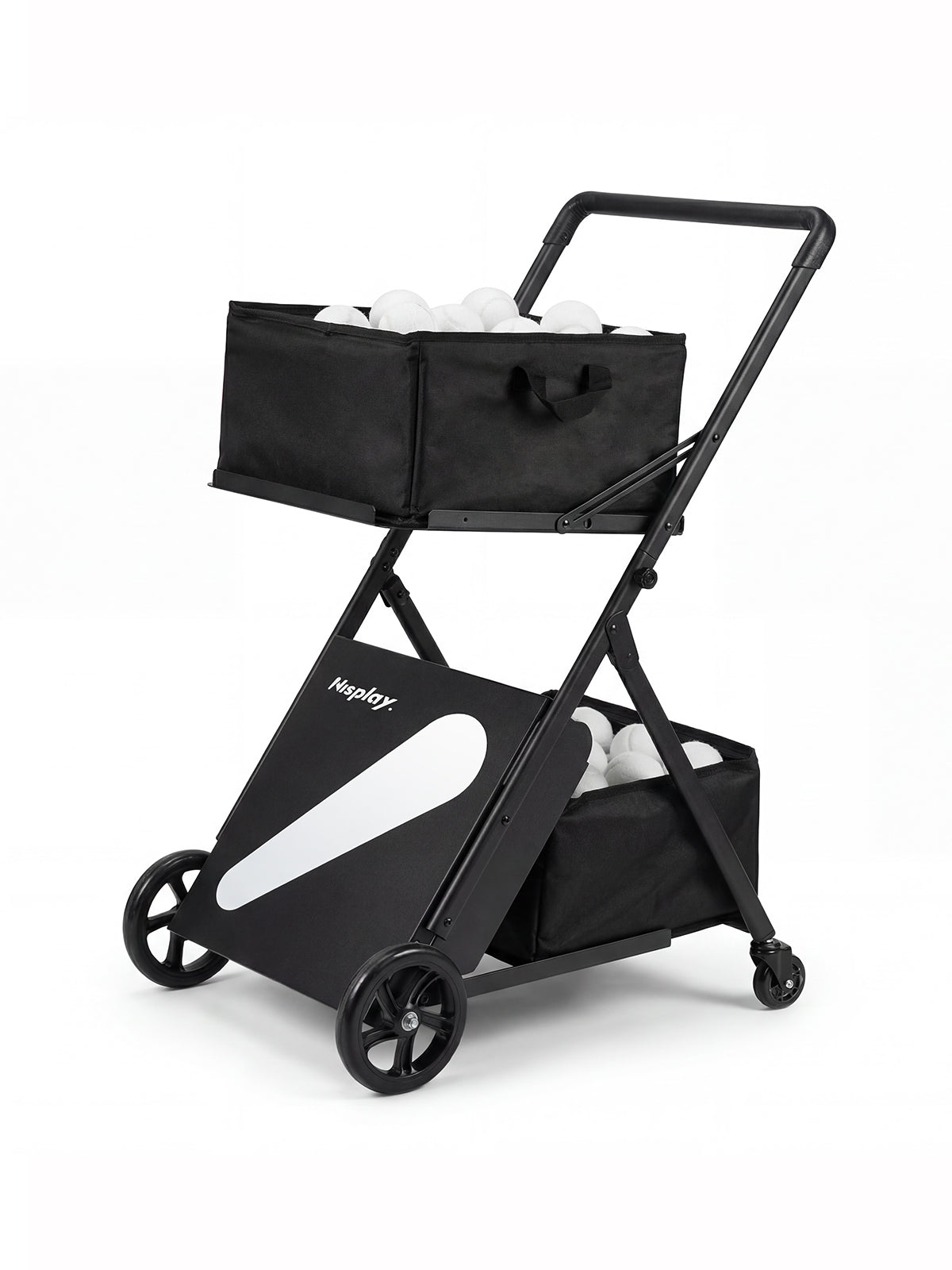 Nisplay Foldable Tennis Ball Cart
