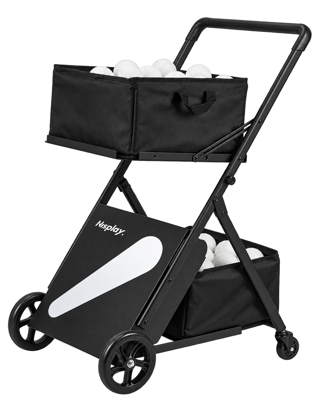 Nisplay Foldable Tennis Ball Cart