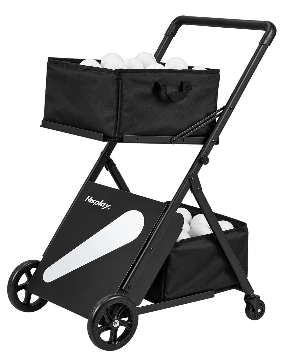 Nisplay Foldable Tennis Ball Cart