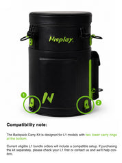 Nisplay Backpack Carry Kit