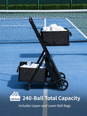 Nisplay Foldable Tennis Ball Cart