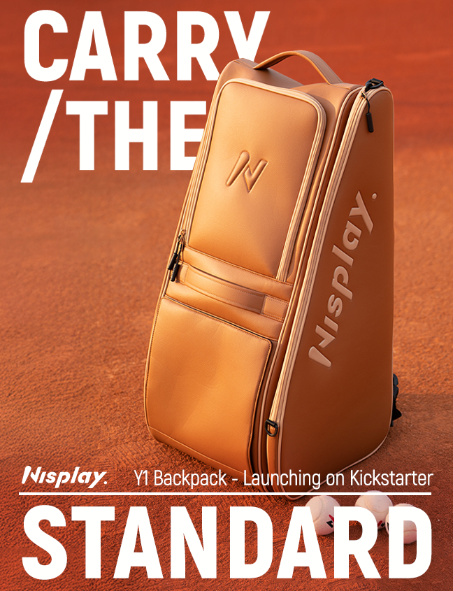 The world's first tennis machine built into a backpack