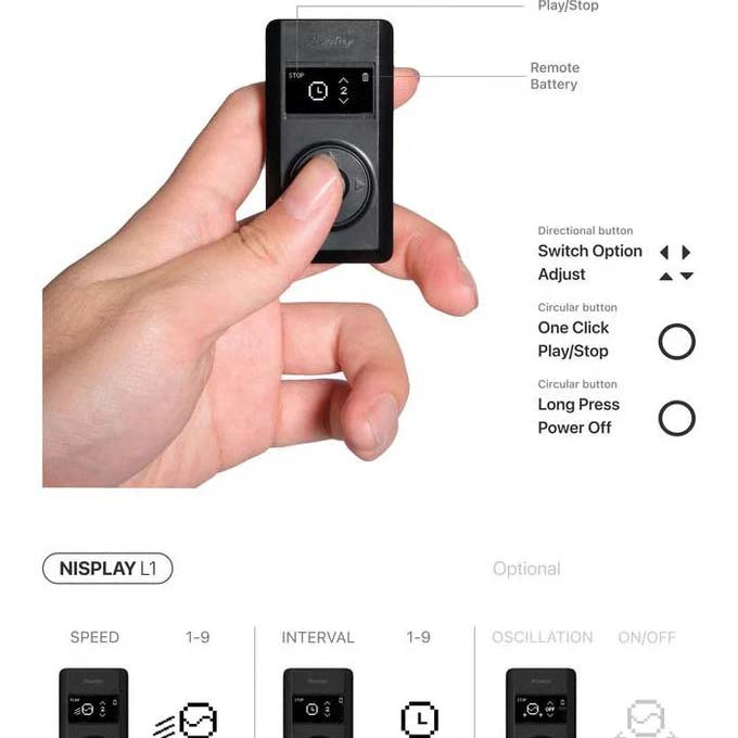 nisplay l1 pocket remote operation guide