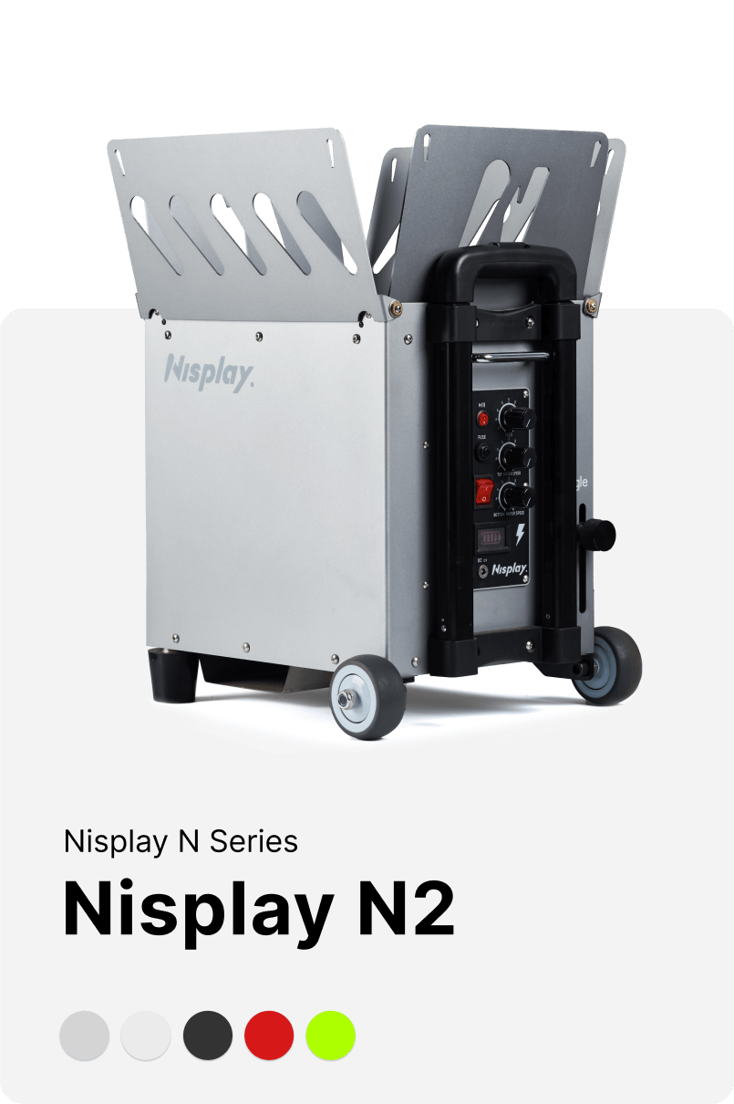 nisplay l1 tennis ball machine n2