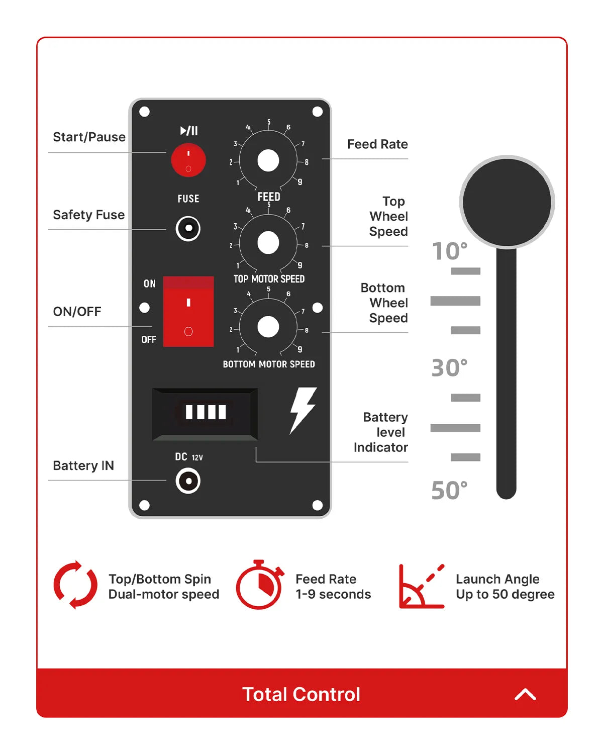 nisplay n2 tennis ball machine total control