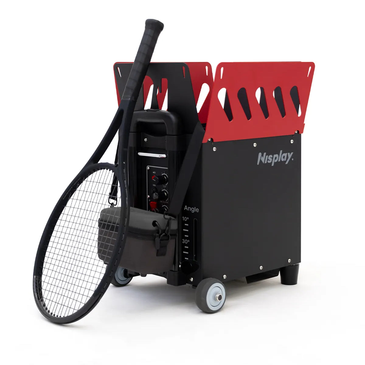 nisplay n2 tennis ball machine classic red