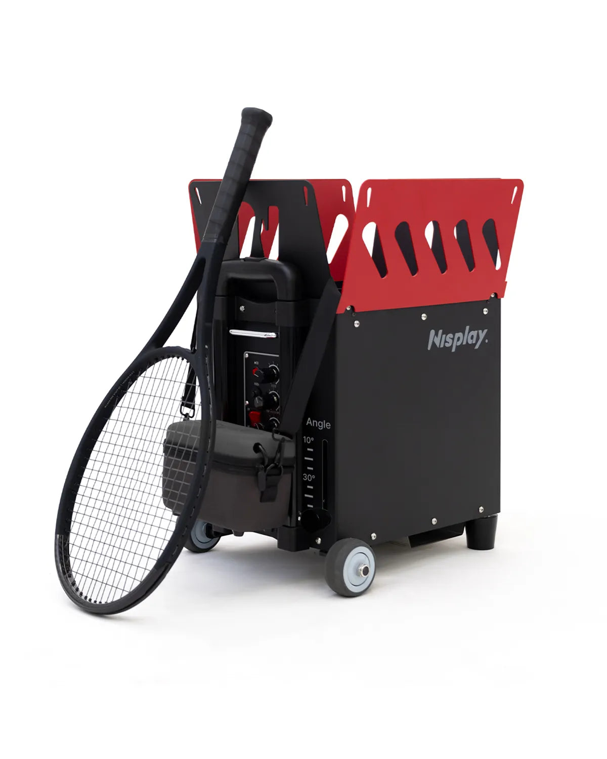 nisplay n2 tennis ball machine classic red