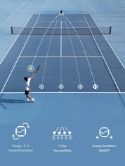 nisplay n3 tennis ball machine cover the entire venue 1