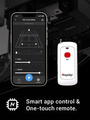 nisplay n3 tennis ball machine black app and remote control