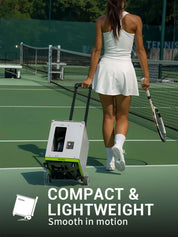 nisplay n3 tennis ball machine compact and lightweight
