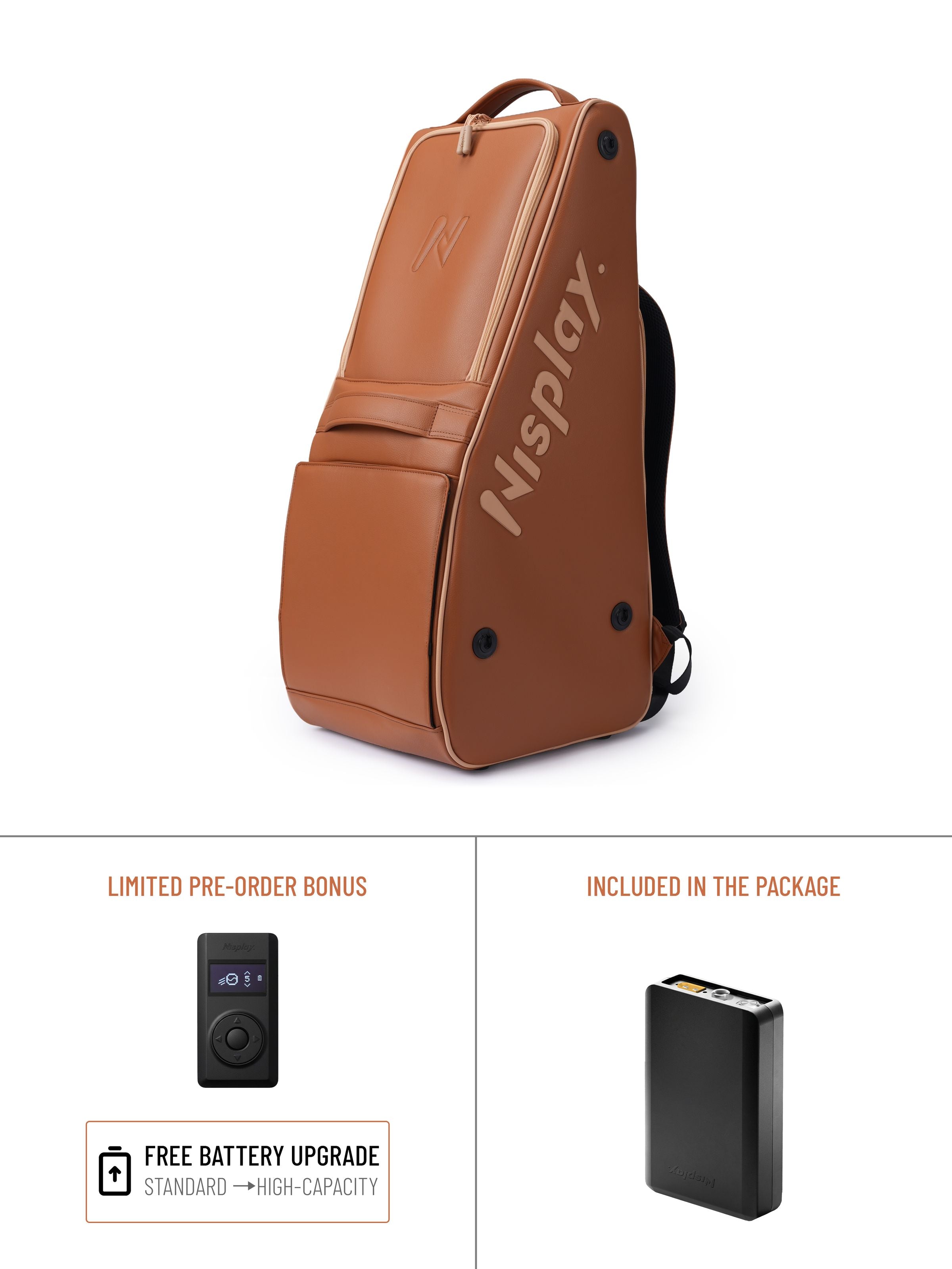 Nisplay Y1 Tennis Ball Machine | Smart Backpack Trainer – NISPLAY