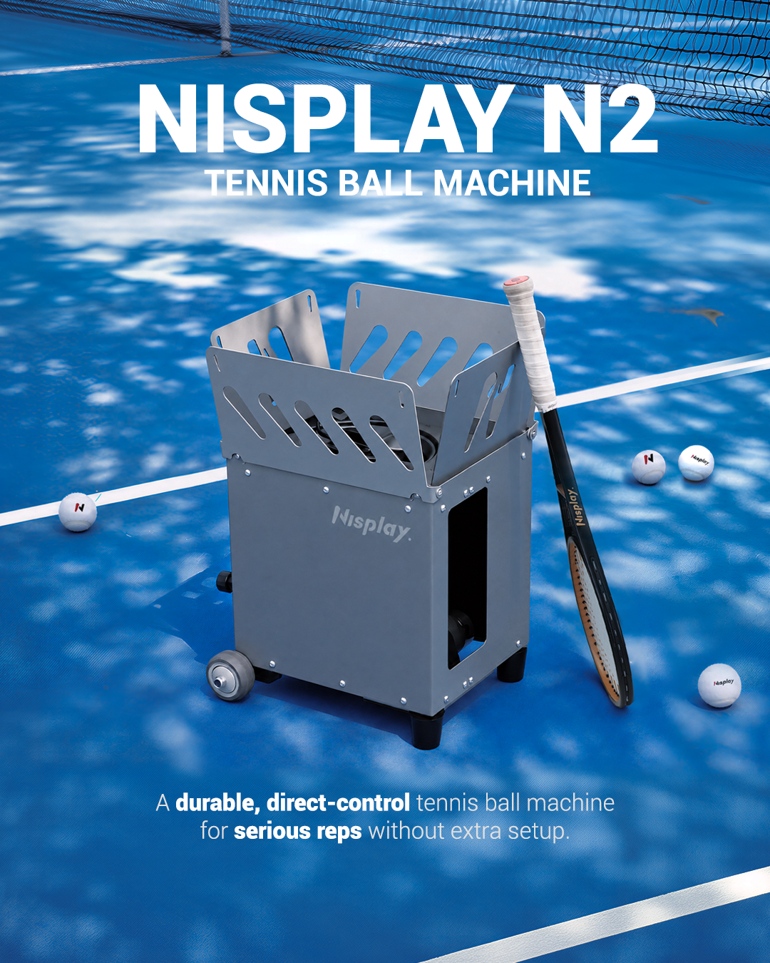 nisply n2 ennis ball machine