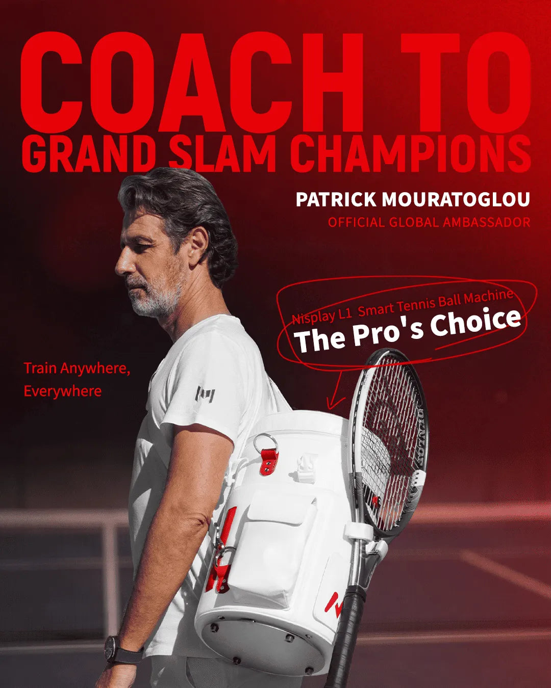 patrick mouratoglou and nisplay l1