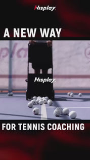 Nisplay Foldable Tennis Ball Cart