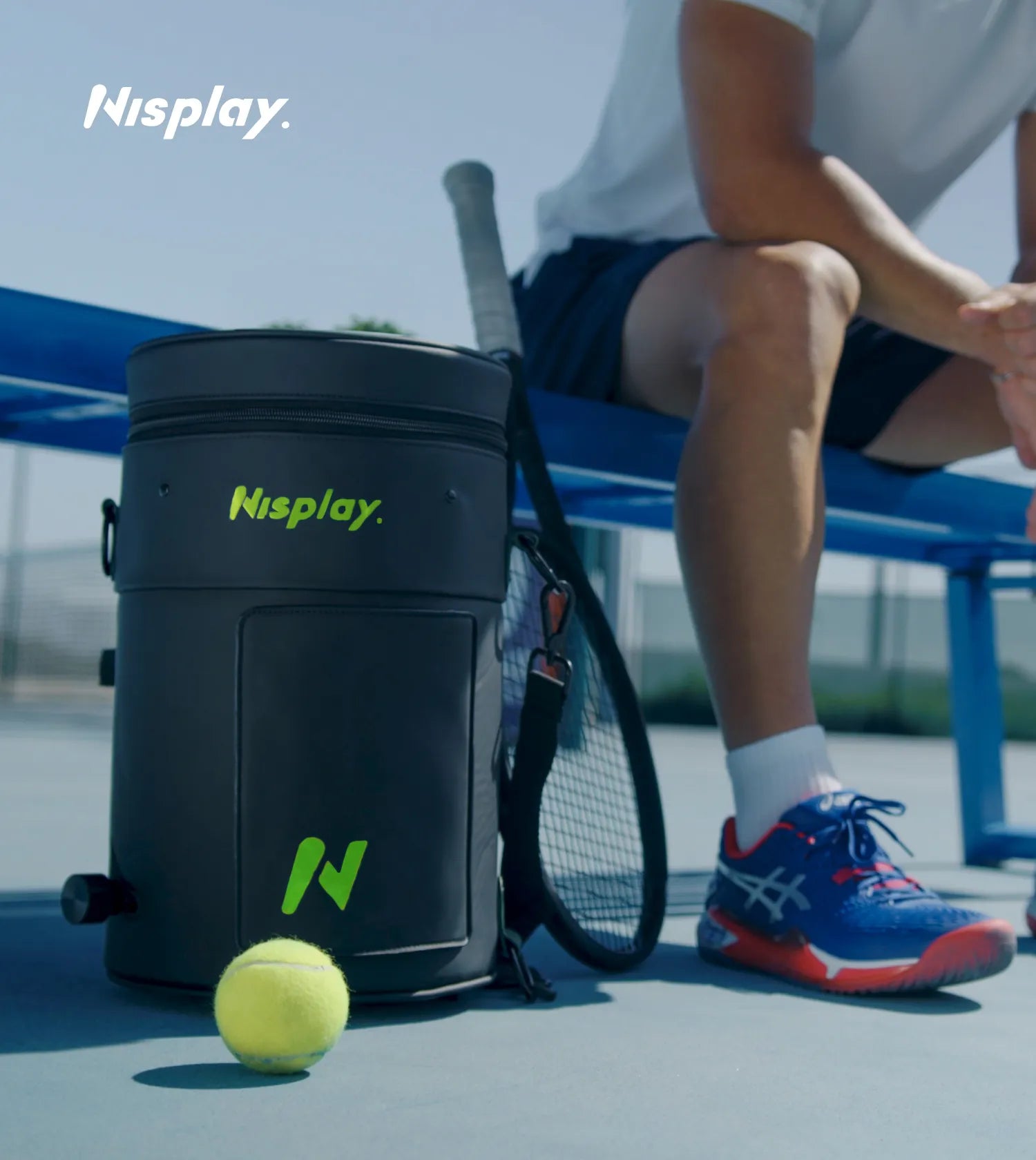 nisplay l1 - the most compact and portable ball machine video
